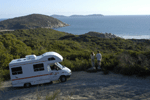 Britz Explorer Campervan with Australian Coast Scene