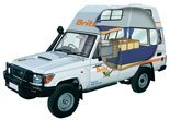 Britz 3 Berth Bushcamper 4 Wheel Drive Rental