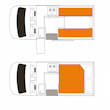Britz 3 Berth HiTop Day and Night Configuration