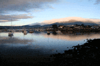 View across to Hobart and Mount Wellington