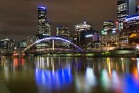 View over Yarra river in melbourne