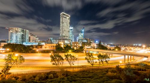 Perth Australia Night View