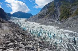 Fox Glacier in South island of New Zealand