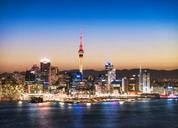 Auckland view at dusk