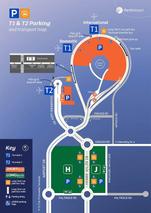 Perth Airport Terminal 1 and 2 map