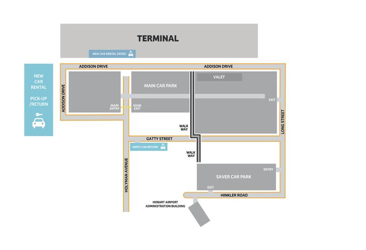 Hobart Airport Terminal Map