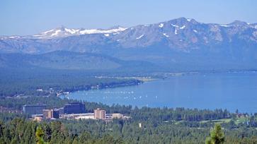Southern view of Lake Tahoe in Nevada