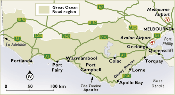 Great Ocean Road Map