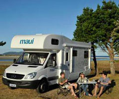 Maui Platinum River Campervan Exterior shot