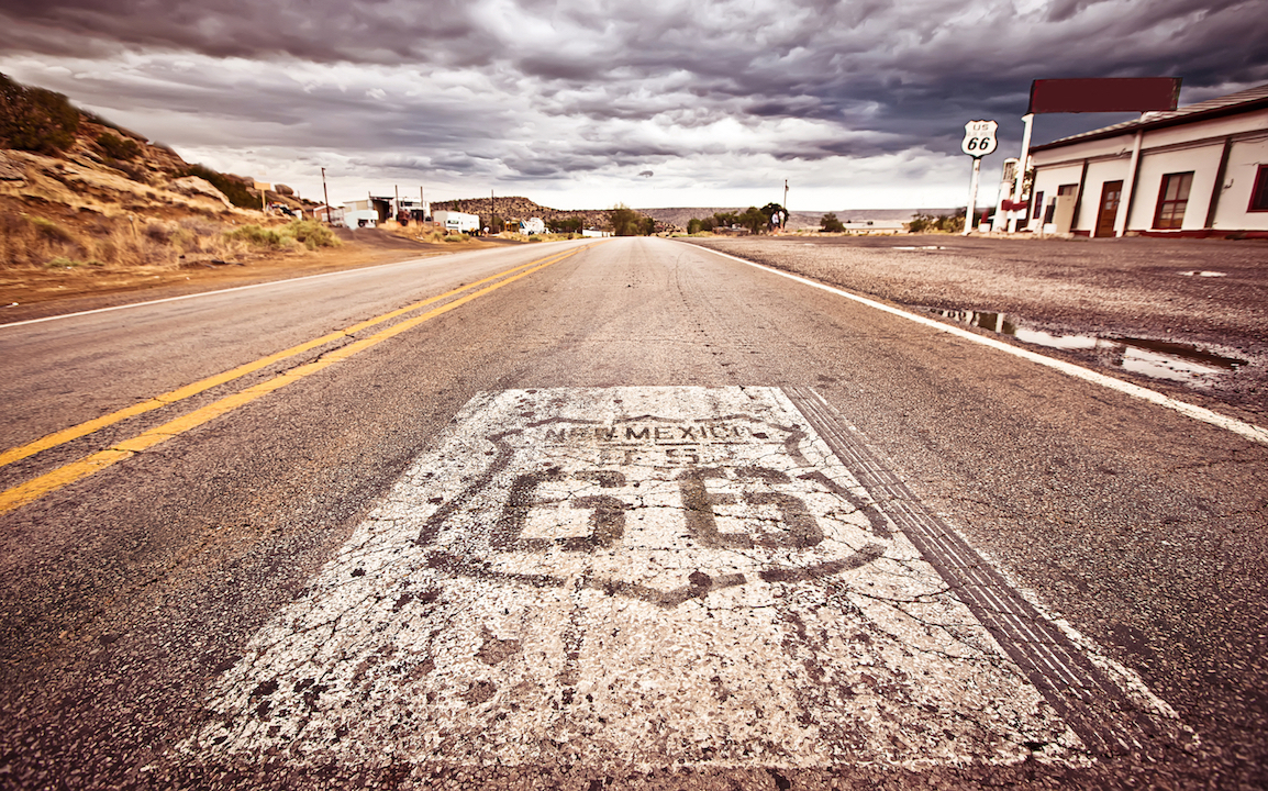Route 66 in New Mexico USA