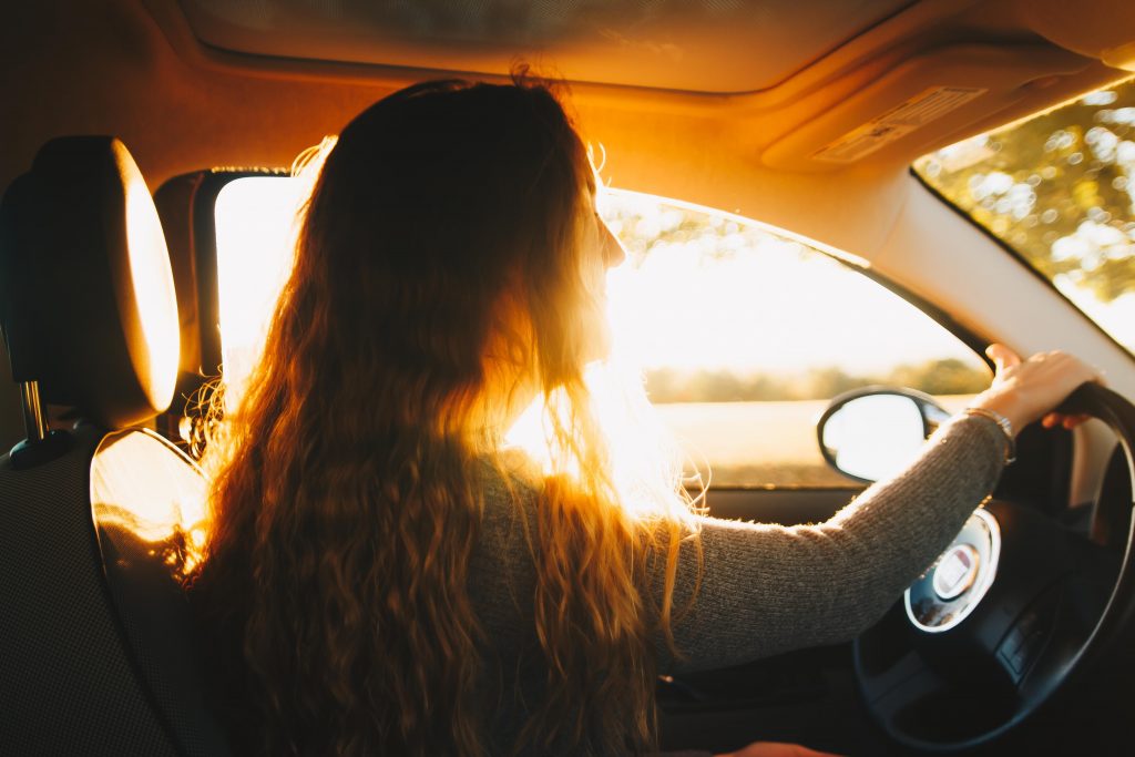 girl driving