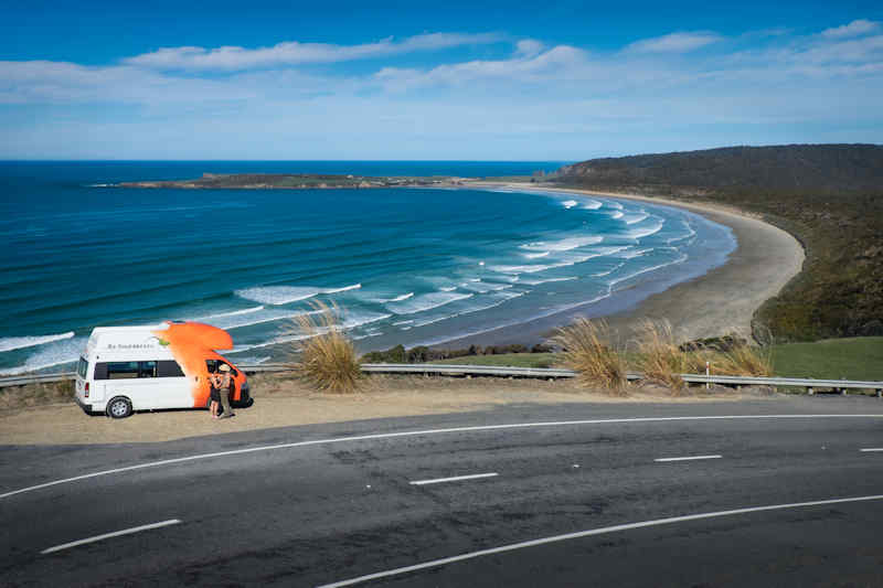 Australia Coast Road and Campervan